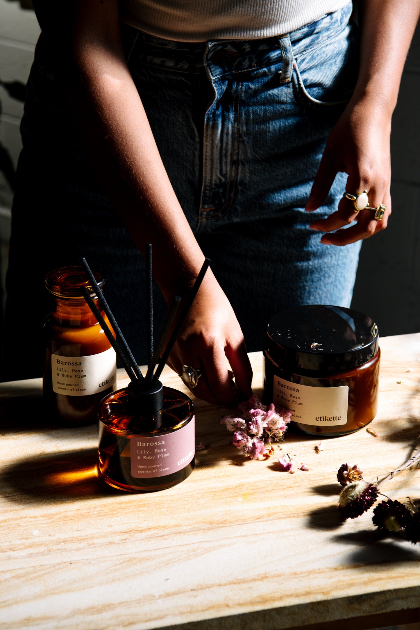 Etikette Handmade Soy Candle