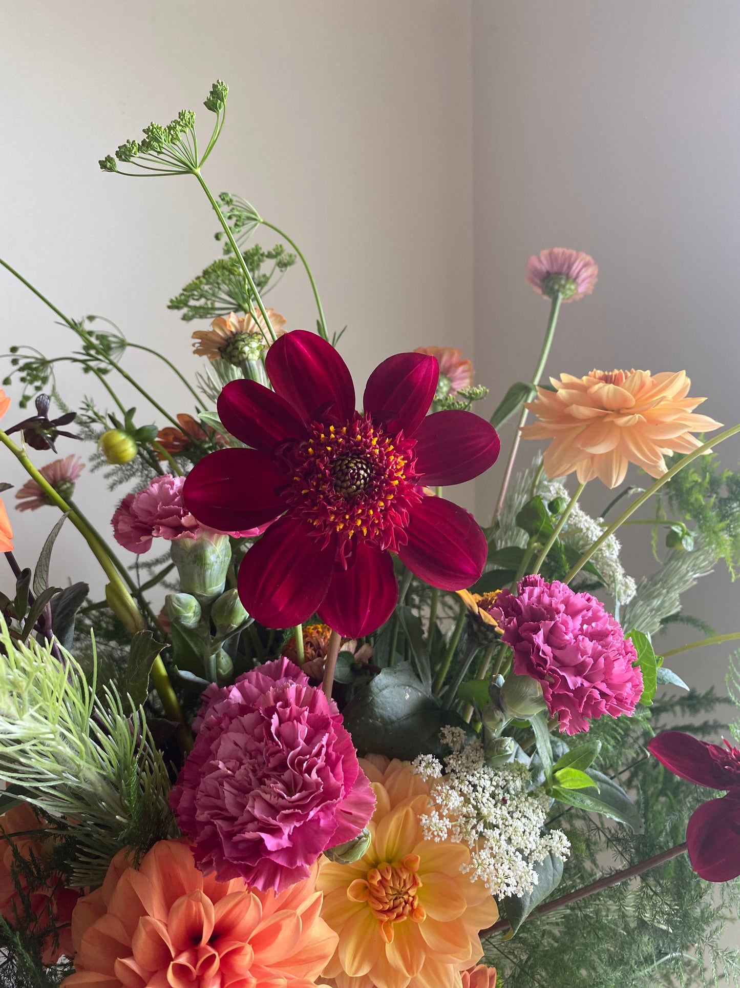 Lupin Botanical Posy Jar