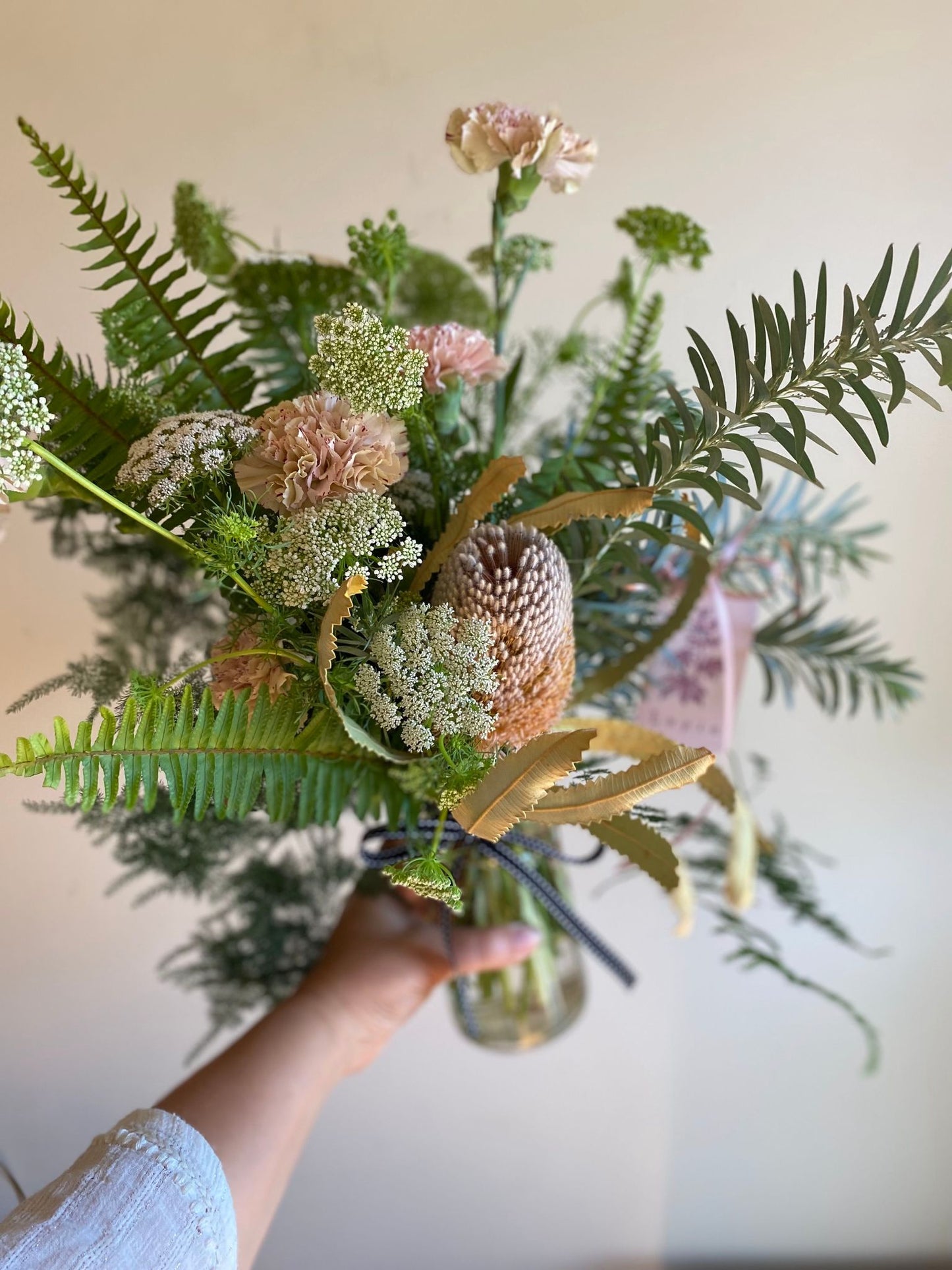 Lupin Botanical Posy Jar