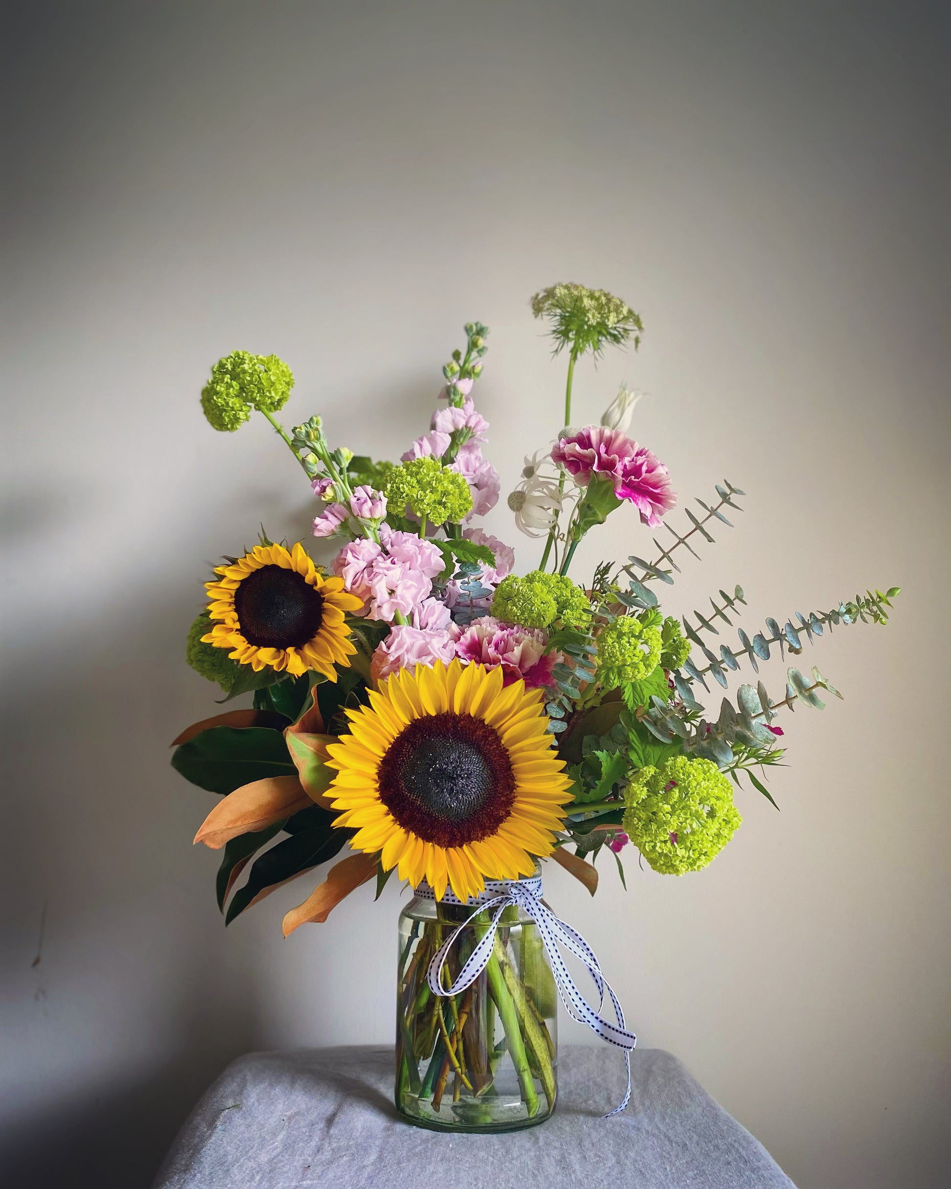 Lupin Botanical Posy Jar